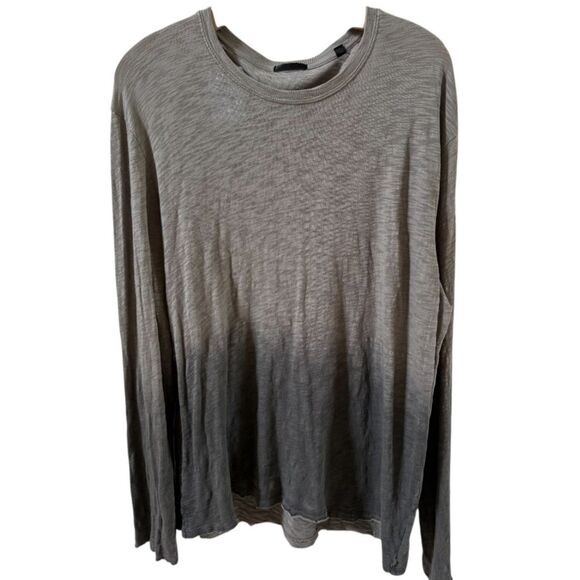 ATM Anthony Thomas Melillo Men's Distressed Ombre Long Sleeve Tee XL NWOT - Picture 1 of 12